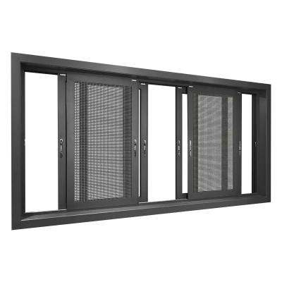 China Magnetic Screen Double Glazed Canadian Standard Tempered Glass Windows Windows for sale