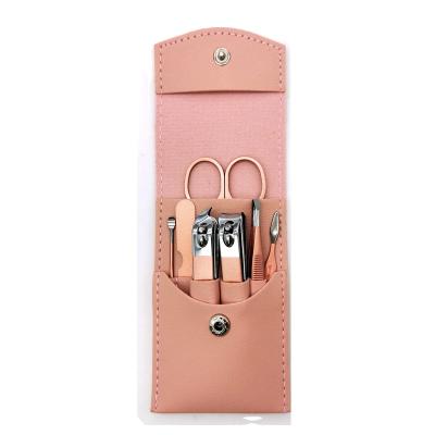 China PVC+Stainless Steel Wholesale 12pcs Women Man Nail Beauty Tools Travel Good Quality Manicure Set for sale