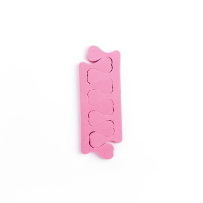 China Manicure Instrument EVA Foam Finger Splitter Sponge Toe Separator Hand and Foot One-pair Universal Package Finger Splitter JX555 for sale