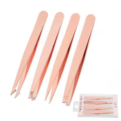 China Eyebrow Customized Eyebrow Tweezers In Different Colors for sale