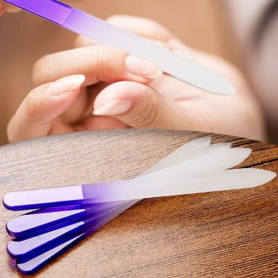 China Factory Wholesale Fashion Crystal Glass Nail File Manicure Tool Suit Manicure Armor Nail FileNail Polishing File JX76 for sale