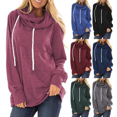 China Custom Fashionable Women's Anti-pilling Long Sleeve Tops Hoodie for sale