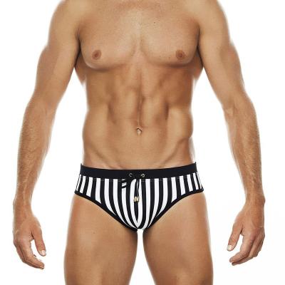 China Manufacturing Company Speedo Cup Vertical Stripes Swimwear Black And White Striped Swimwear Sexy Plus Size Beach Wear for sale