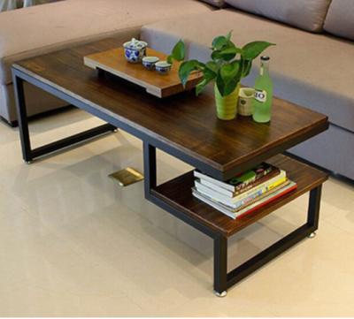 China (Other) Adjustable Industrial Leisure Wrought Iron Tea Table Coffee Table Side Table for sale