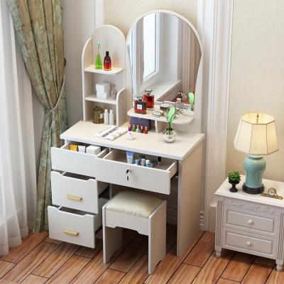 China Small Apartment Mini Bedroom Dressing Makeup Table (The Other) Adjustable Chinese Style for sale