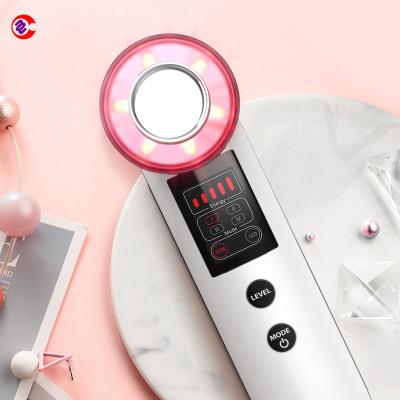 China 2019 Face Lift Home Use Multifunctional Handheld Portable Ultrasonic Massager Vibrator Beauty Device Skin Rejuvenation Beauty Products for sale