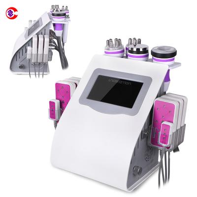 China For commercial & Home use MS-54D1S hottest unoisetion cavitation 40K photon light therapy beauty lipo vacuum massage facial fat reduce slimming machine for sale