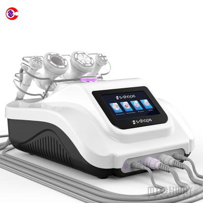 China Weight Loss S-SHAPE 30K Ultrasound+RF EMS+Electroporation Vacuum Body Face Double Suction Treatment for sale