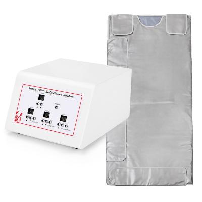 China Far Home Fast Shipping 3 Zone Heat Lymph Body Slimming Blanket Weight Detox Sauna Machine Spa for sale