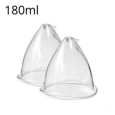 China Extra Big Size Plastic Breast And Butt Enhancement 180ml 21cm Butt Lift Big Cups For Vacuum Therapy Machine for sale