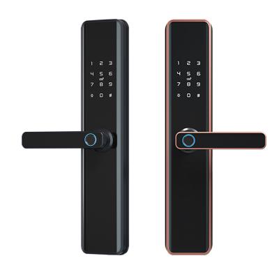 China Hot Sale Factory Home Security Door Lock Alarm Door Lock Sky and Earth Hook Lock Intelligent Smart Lock for sale