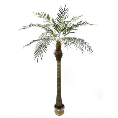 China Eco - Friendly Green Artificial Outdoor Areca Palm Tree 2.2m Tall Palm Trees for sale