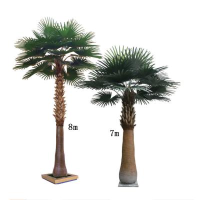 China Customized Outdoor Indoor Artificial Palm Trees Windproof For Garden Beach Landscaping Decor Simulation Tree Large Palm for sale