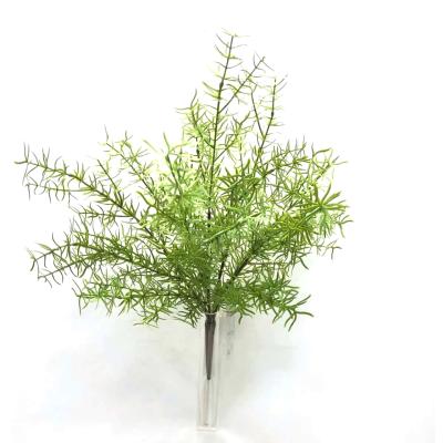 China 18inch Asparagus Boston Fern Plants Eco-friendly Plastic Artificial Persian Grass Bouquet For Home Office Indoor Decoration for sale