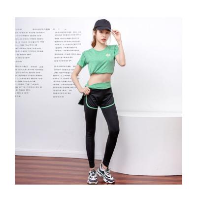 China High Quality Women's Professional Fitness Suit Solid Color Yoga Suit Quick-Drying Breathable Sportswear New Clothes for sale