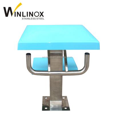 China Home Decoration Factory Stainless Steel Starting Block For Swimming Pool , Diving Starting Platform for sale