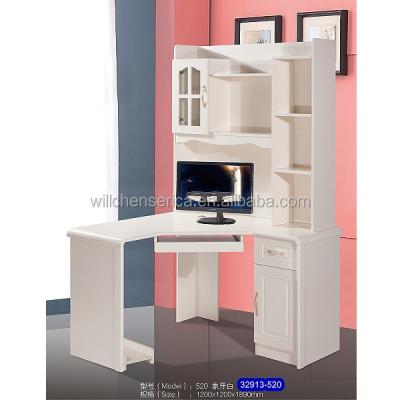 China 32913-520 Wood Corner PANEL Desk And Shelf Cabinet for sale