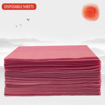 China 100% Polyester 80*180cm Water Proof Bed Sheet Disposable Massage Sheets Blue for sale