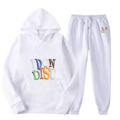 China Breathable Jogger Sweatshirt Hoodies Sets Custom Private Label Logo Mens 3D Breath Print Hoodies for sale