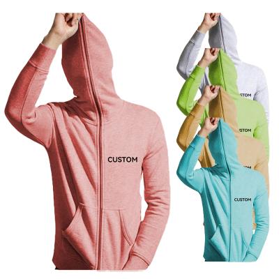 China Anti-Wrinkle OEM Wholesale Womens Tops Zipper Hoodie Base Crop Custom Long Sleeve Crop Hoodie Women for sale