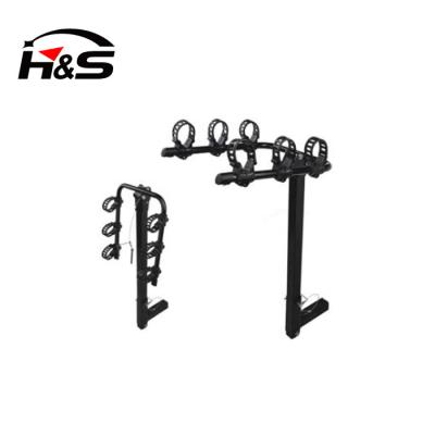 China Factory Hitch Bike Rack Hitch Bike Rack Steel Fold Up High Quality Hot Sale Hitch Mount Carrier Car Bike Rack 2