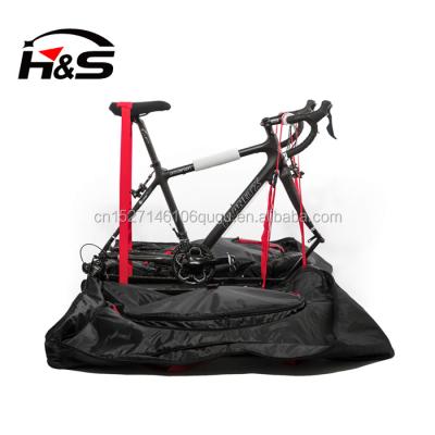 China Waterproof Travel Bag 1680D Oxford Bike Folding Heavy Duty Bicycle Carry Bag for sale