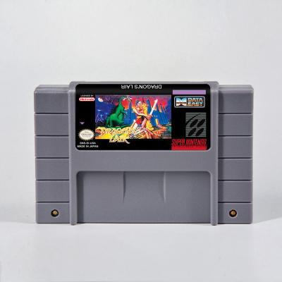 China Playing Game Dragon's Lair - Bit USA Version NTSC 16 Battery Save RPG Game Cartridge For SNES for sale