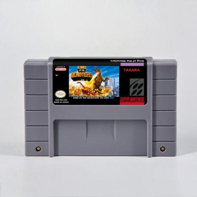 China Playing Game King Of The Monsters - Bit USA Version NTSC 16 Battery Save RPG Game Cartridge For SNES for sale