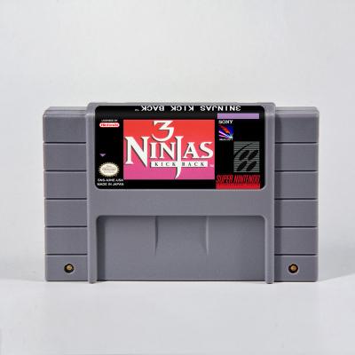 China Abs 3 Ninjas Kick Back - USA Version NTSC 16 Bit Battery Save RPG Game Cartridge For SNES Console for sale