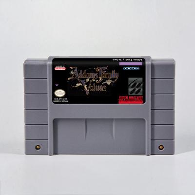 China ABS Addams Family Values ​​- Bit USA Version NTSC 16 Battery Save RPG Game Cartridge For SNES for sale