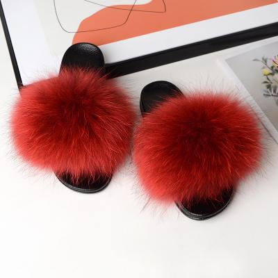 China 2021 Winter Brand Fashion Ladies Designer Fashion Trend Shoes Women's Slippers Fur Slides Slippers for sale