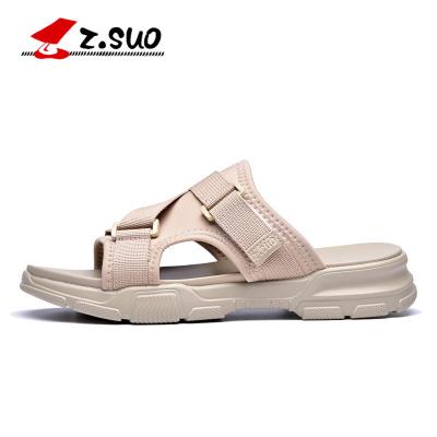 China Breathable New Fashion Men's A Line Platform Slippers And Comfortable Sandals Beach Shoes for sale