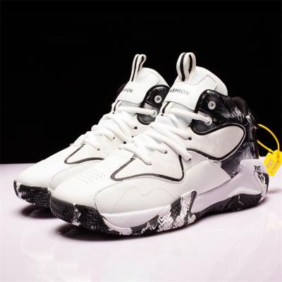 China CUSHIONING high quality high top male shoes brand man basketball sport shoe fashion sneakers for men for sale