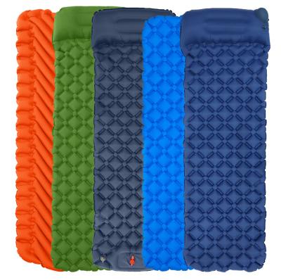 China Outdoor Camping Hiking Camping Inflatable Lightweight Air Sleep Pad Moving Mat For Backpacking for sale