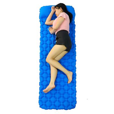 China Outdoor Camping Hiking Traveling Air Sleep New Arrival Inflatable Ultralight Pad Camping Self-Inflating Pad For Camping With Pillow for sale