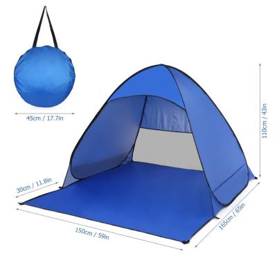 China Extended Type Automatic Pop Up Pop Up Lightweight Outdoor UV Shelter Cabin Fishing Tent Camping Protection Beach Drinking Tent Sun Shelter for sale