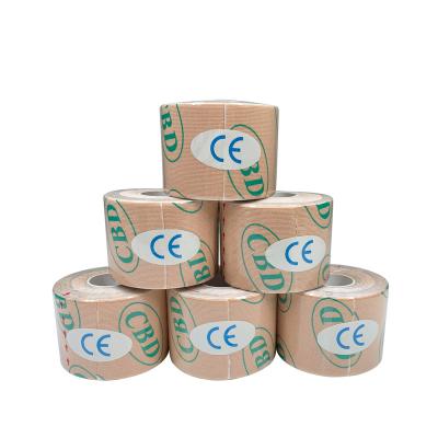 China Kinesiology Waterproof Sports Tape Waterproof Kinesiology Tape Contains CBD for sale