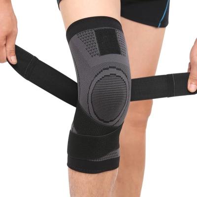 China Supply Sport Protective Sports Knee Pad Men Pressurized Elastic Knee Pads Support Fitness Gear Basketball Volleyball Brace Protector for sale