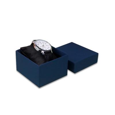 China Simple Logo Luxury Square Paper Watch Box Custom Watch Box Watch Packaging Box for sale