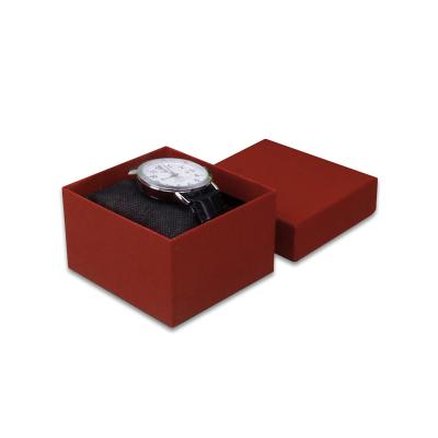 China Simple Logo Luxury Square Paper Watch Box Custom Watch Box Watch Packaging Box for sale