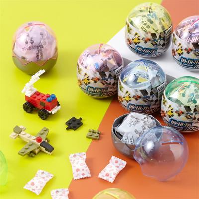 China Construction Toy High Quality New Design Mini Figure Big Surprise Eggs with assemble building blocks play for sale