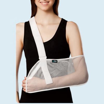 China E-Life E-Life OEM Medical Orthopedic Breathable Shoulder Brace Support Mesh Arm Sling E-AR003 for sale