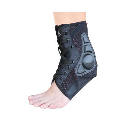 China Ankle Sprain Performance Support E-life E-ANC052 Custom Breathable Mesh Shelter Adjustable Medical Laced Ankle Stabilizer Brace Support for sale