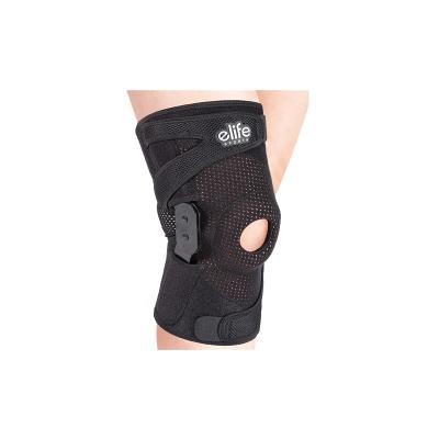 China E-Life E-KNC071 Universal Open Breathable Mesh Pad Design Polycentric Hinge Knee Brace Support for sale