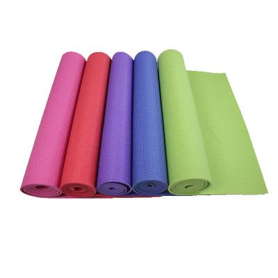 China Good printing & Wholesale Cheap PVC Eco-Friendly Logo Fitness Pilates Yoga Mat Custom Made Anti Slip Mat 6mm for sale