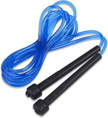 China Durable Adjustable Private Label Jump Rope PP Weighted Steel Cable Handles Gear Skipping Rope for sale