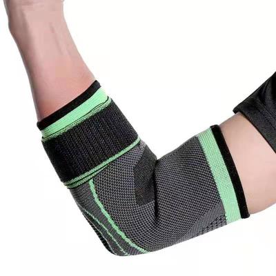 China Good Quality Universal Adjustable Sports Fitness Gym Weighlifting Elbow Protector Brace Pad Elbow Support for sale