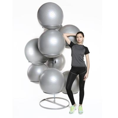 China Lounge Gym Fitness Ball Storage Rack 3 Row Gym Yoga Ball Rack for sale