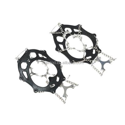 China 2021 Most Popular Anti Slip Ice Absorber Universal Anti Slip Ice Claw Snow Ice Claw Gripper 12 Teeth Super Crampons for sale