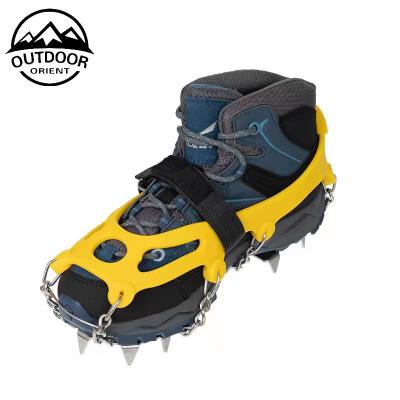 China Good Quality Anti-Slippery Professional Ice Traction Crampon Manufacturer For Jogging And Walking Hiking Mountaineering On Snow And Ice for sale